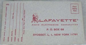 Lafayette Envelope - Red